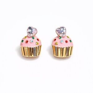 ⚜️ Pink Cupcake Earrings